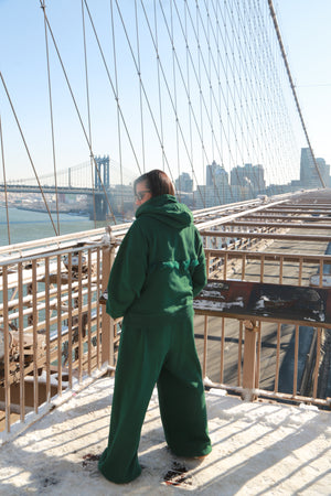 WIDE VERSATILE PANTS GREEN