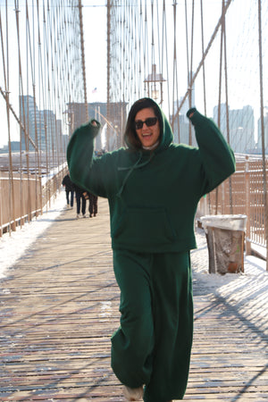 WIDE VERSATILE PANTS GREEN