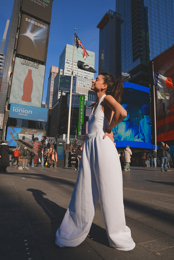 WIDE VERSATILE PANTS WHITE