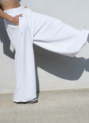 WIDE VERSATILE PANTS WHITE