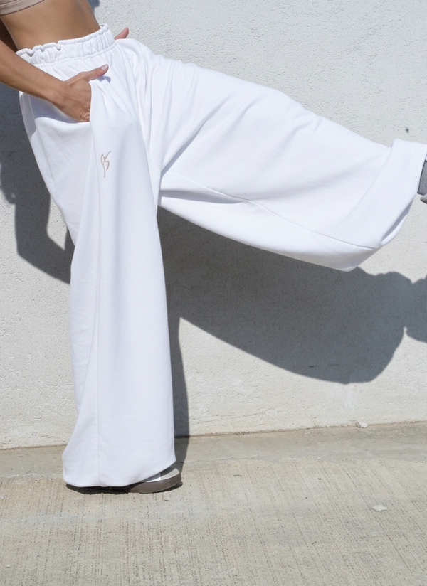 WIDE VERSATILE PANTS WHITE