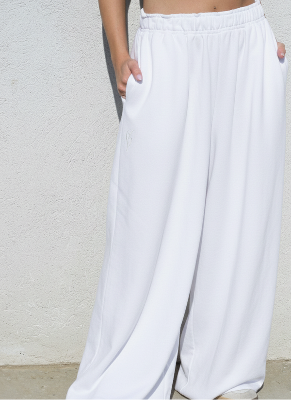 WIDE VERSATILE PANTS WHITE