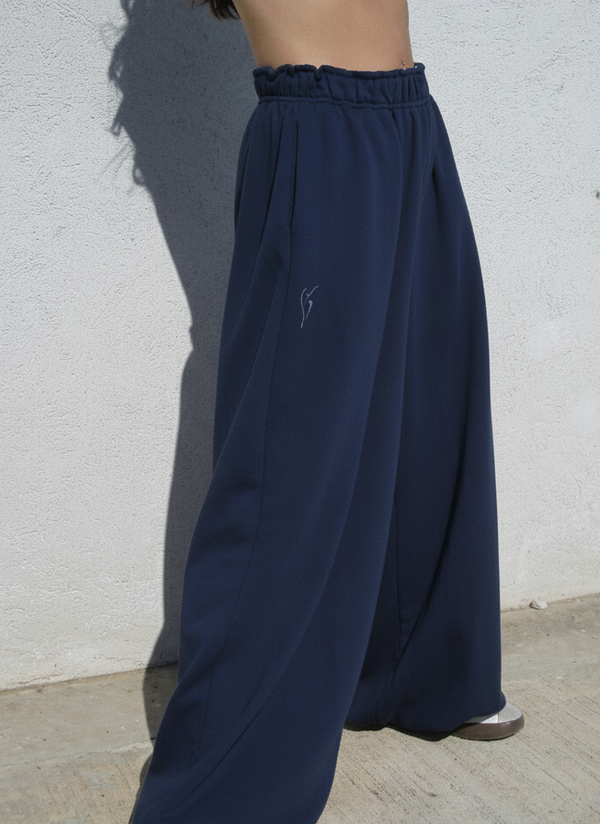 WIDE VERSATILE PANTS NAVY
