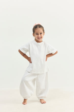 HIPHOP PANTS PETITE WHITE