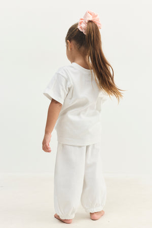 HIPHOP PANTS PETITE WHITE