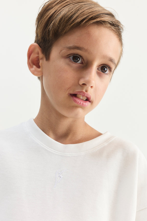 BOYS BE-SHIRT WHITE