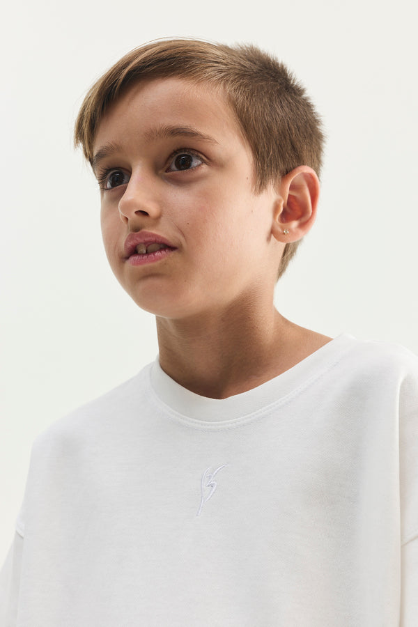 BOYS BE-SHIRT WHITE