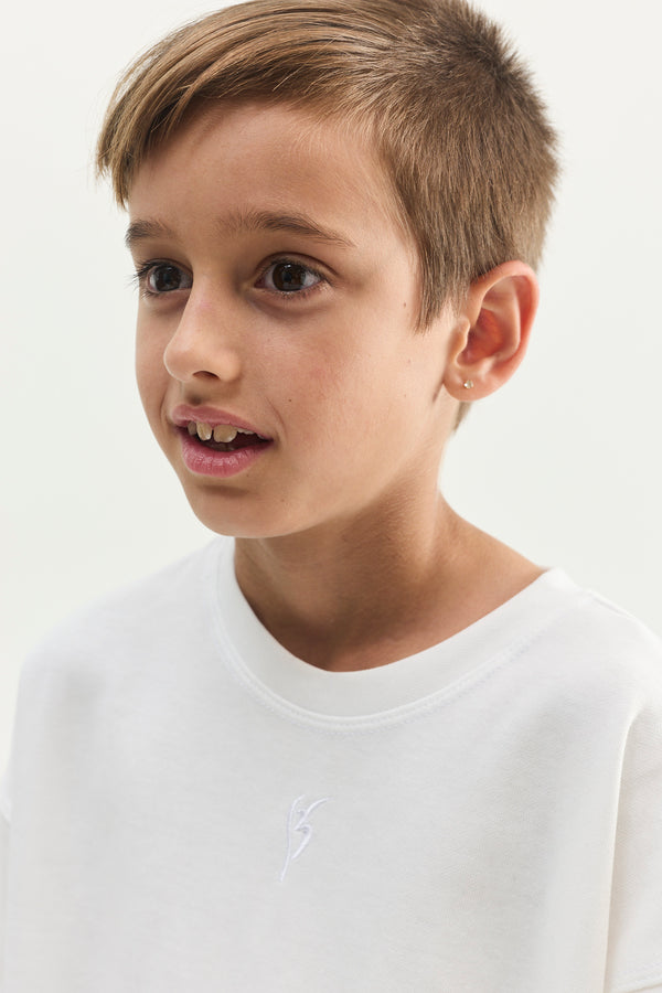 BOYS BE-SHIRT WHITE