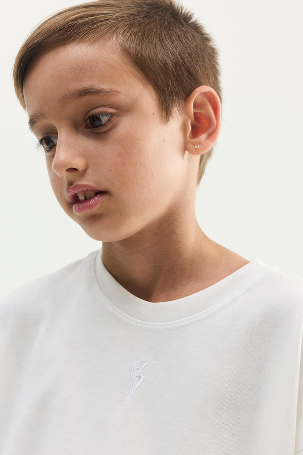 BOYS BE-SHIRT WHITE