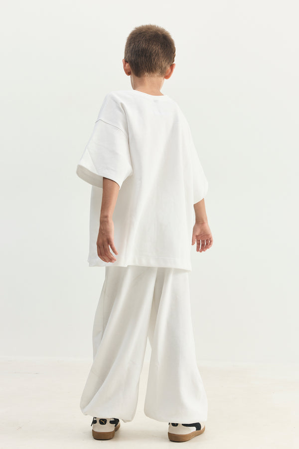 BOYS PANTS WHITE