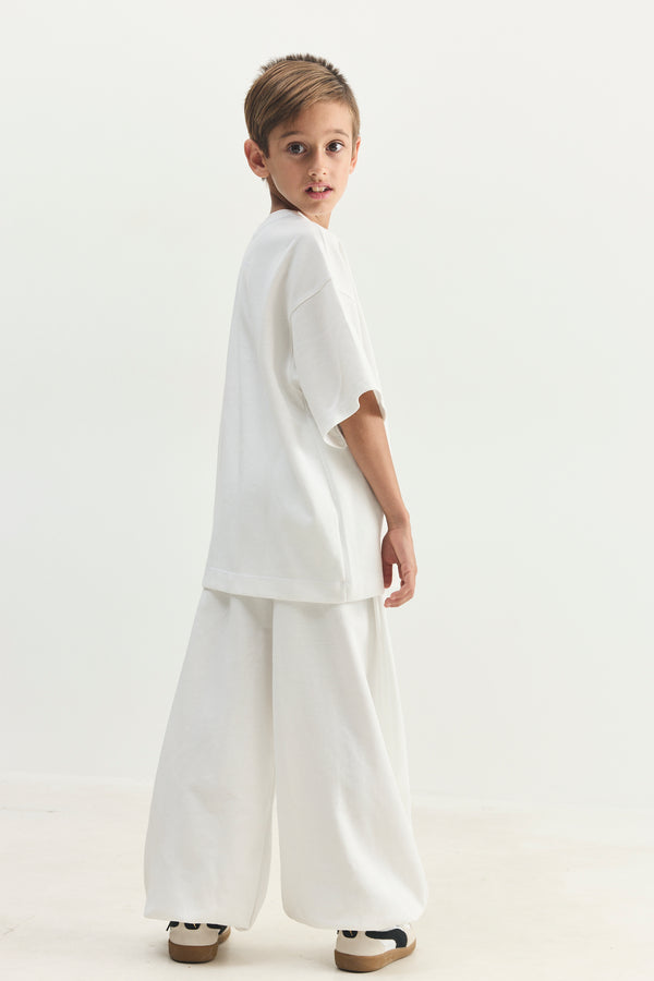 BOYS PANTS WHITE