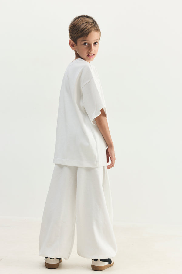 BOYS PANTS WHITE