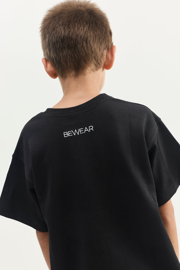 BOYS BE-SHIRT BLACK