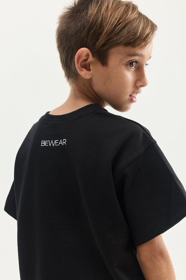 BOYS BE-SHIRT BLACK