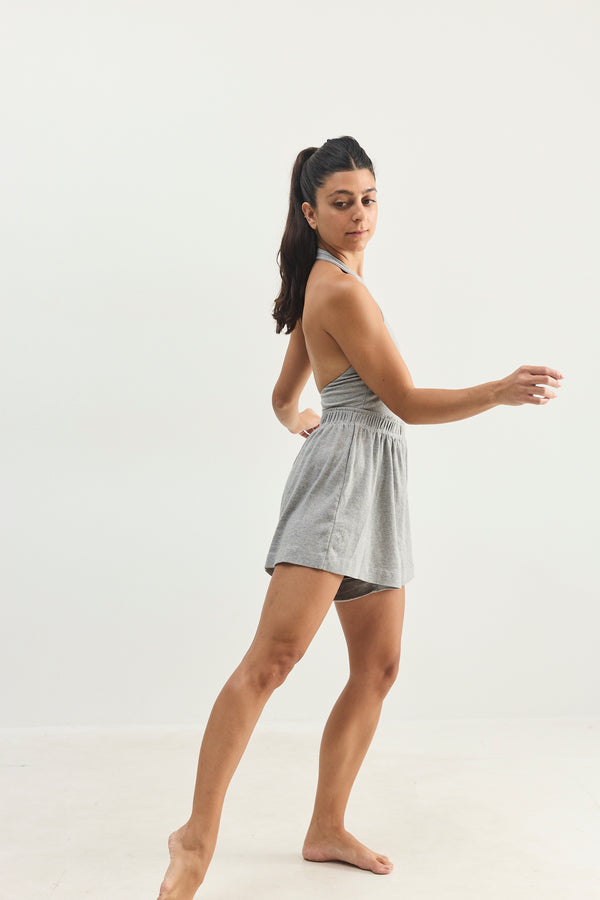 V BODYSUIT PROFESSIONAL GRAY