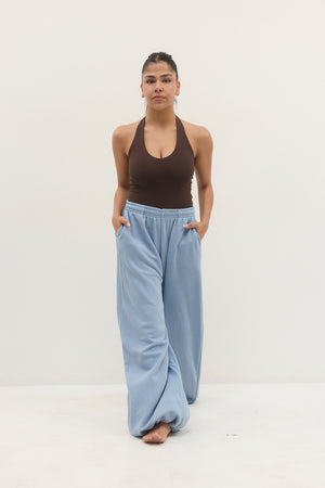 WIDE VERSATILE PANTS LIGHT BLUE