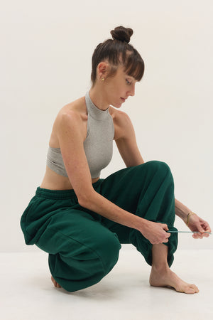 WIDE VERSATILE PANTS GREEN