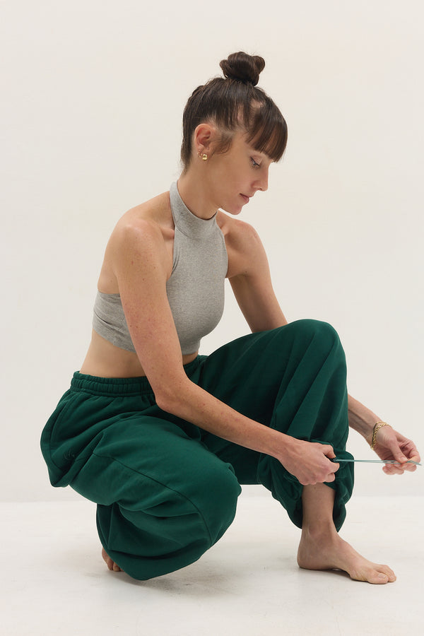 WIDE VERSATILE PANTS GREEN