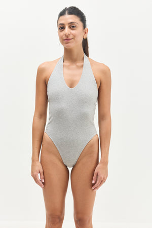 V BODYSUIT PROFESSIONAL GRAY