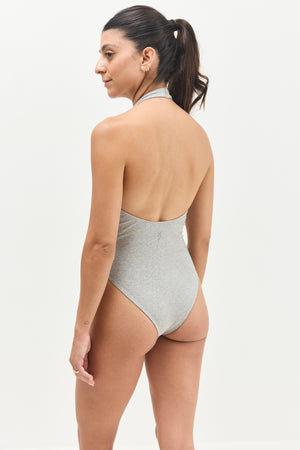 V BODYSUIT PROFESSIONAL GRAY